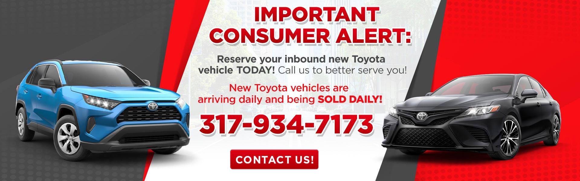 New Toyotas Arriving Daily